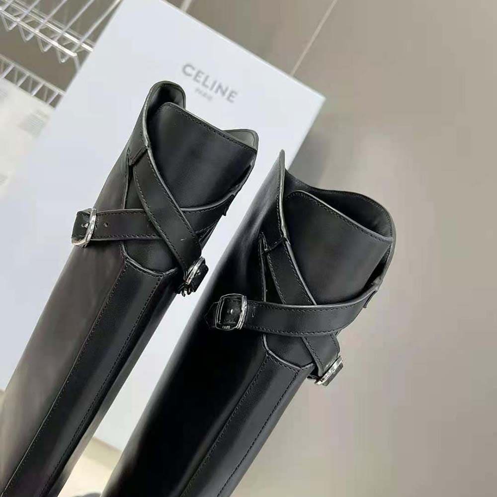 GIÀY Celine Women Bulky High Boot in Calfskin