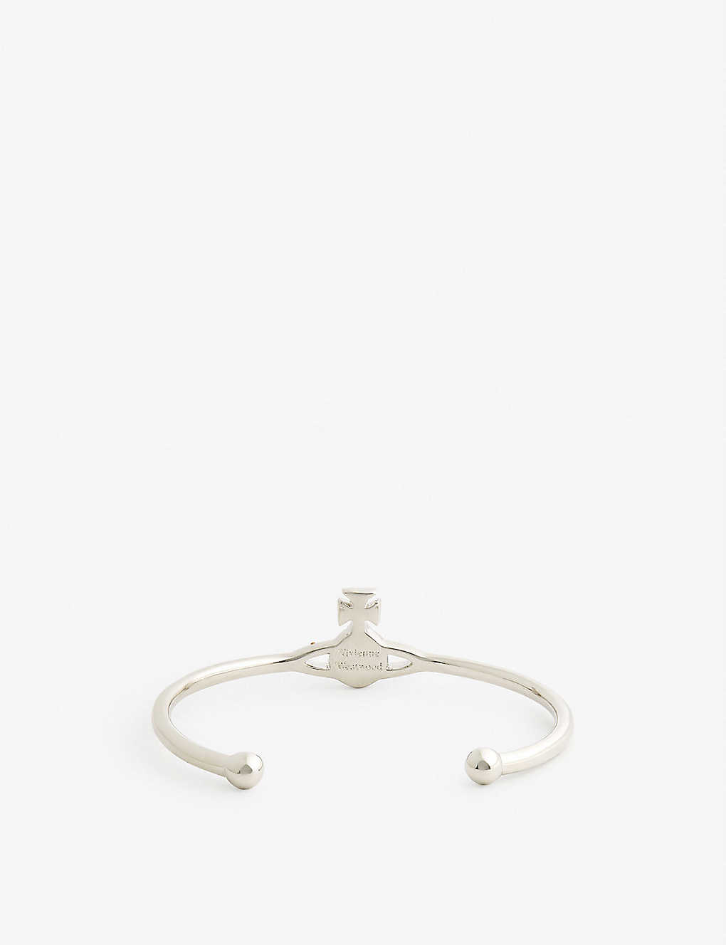 DÂY VIVIENNE WESTWOOD JEWELLERY Grace Bas Relief brass and crystal bangle bracelet