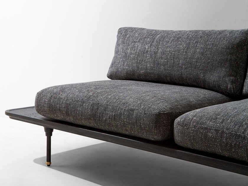 SOFA NỈ LOMBARDO Contemporary style 3 seater