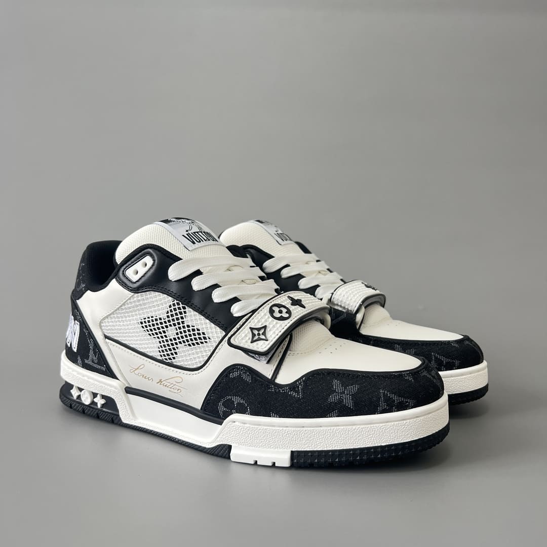 GIÀY LOUIS VUITTON TRAINER HIGH TOP QUALITY SHOES AAA