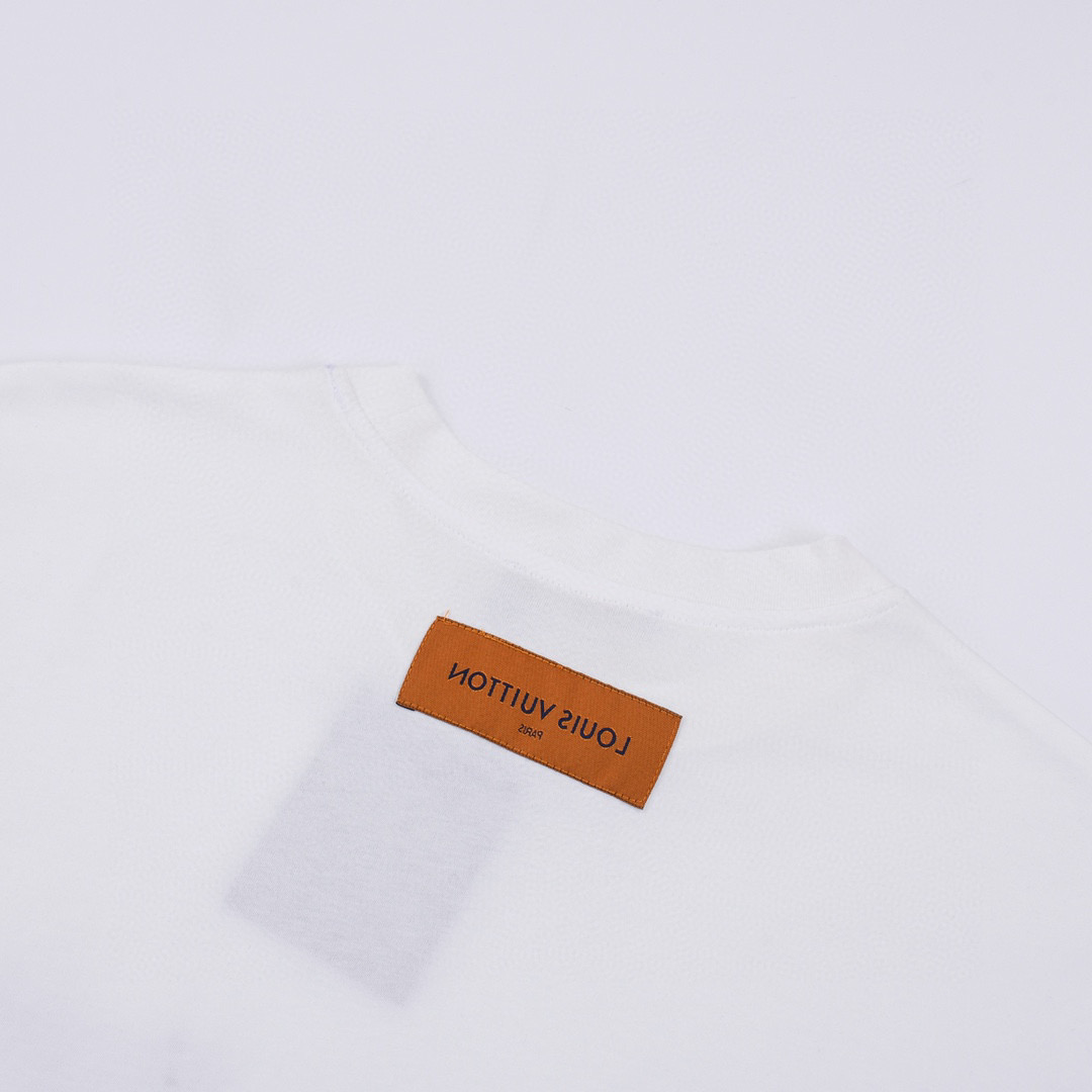 ÁO LOUIS VUITTON print cotton jersey T-shirt