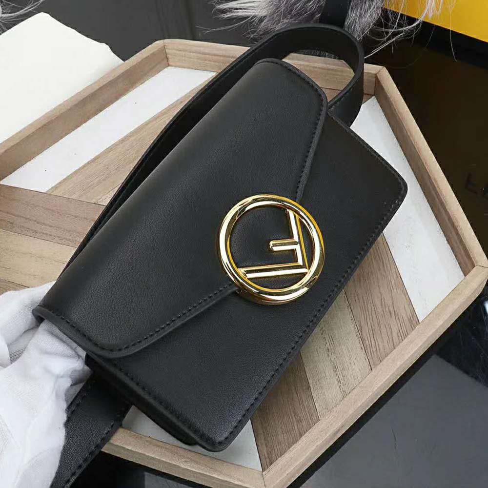 TÚI Fendi Women Belt Bag in Calf Leather-Black