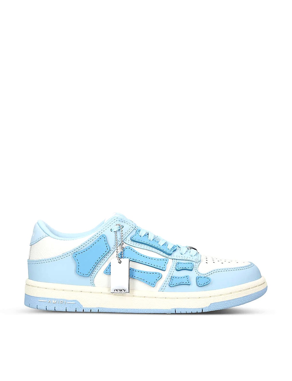 GIÀY AMIRI Skel panelled leather low-top trainers