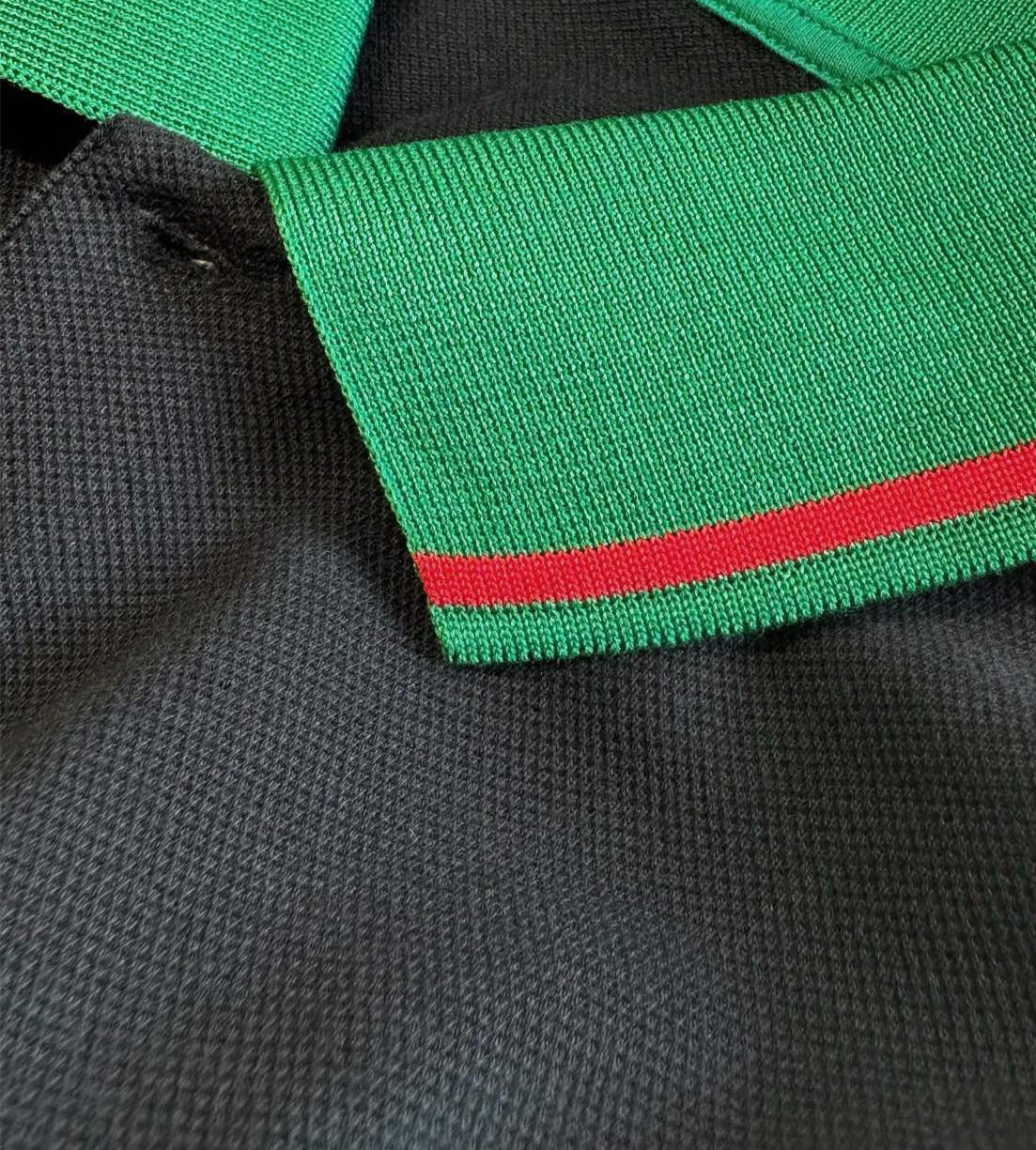 ÁO GUCCI GG POLO SHIRT MÀU ĐEN UNISEX