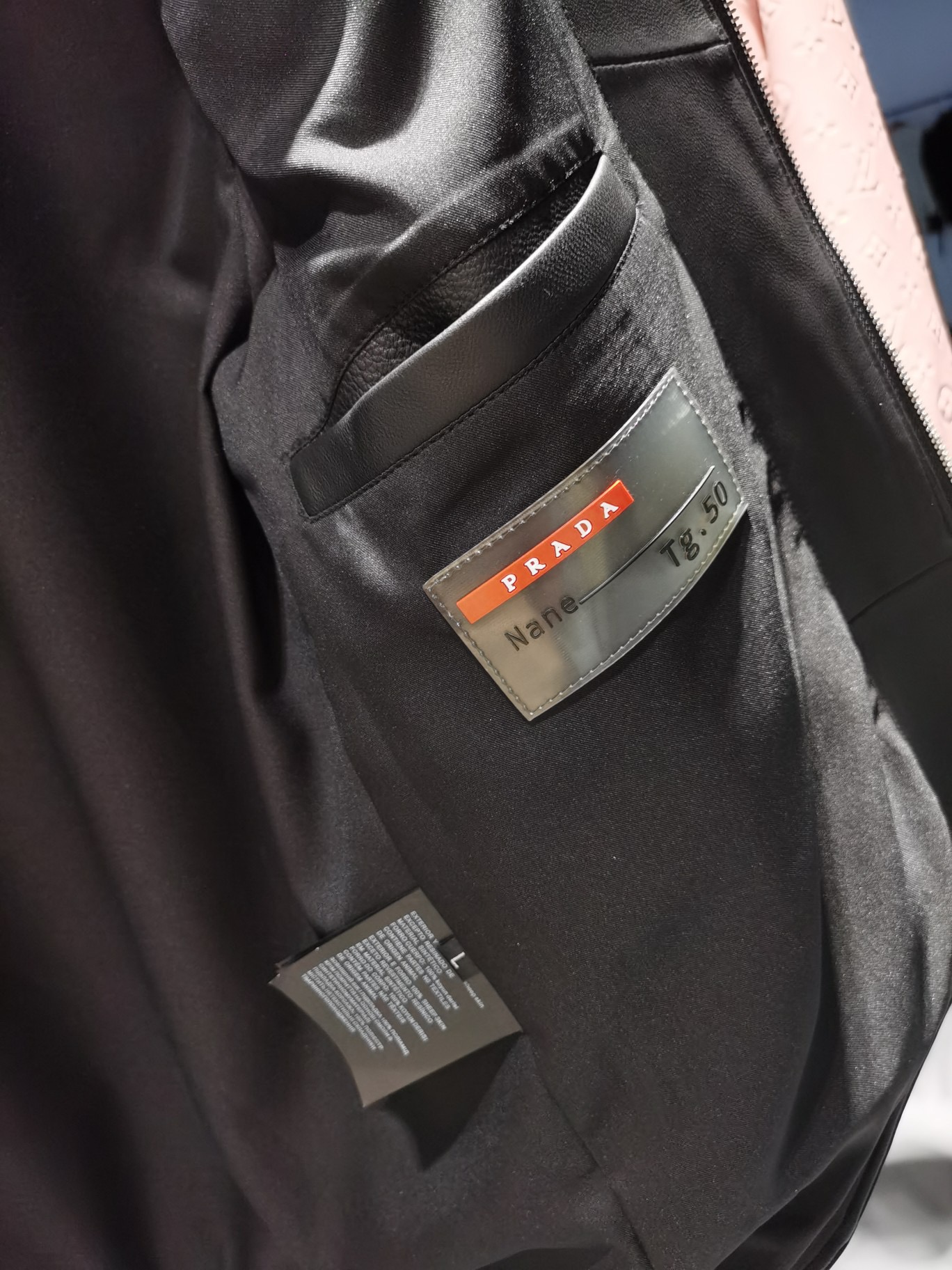ÁO PRADA MILANO LEATHER JACKET