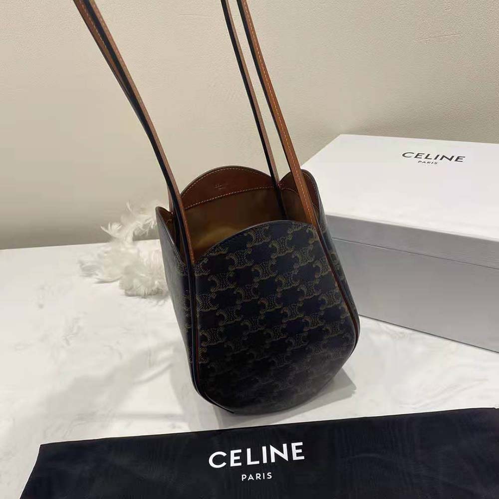 TÚI Celine Women Celine Marlou Bag in Triomphe Canvas