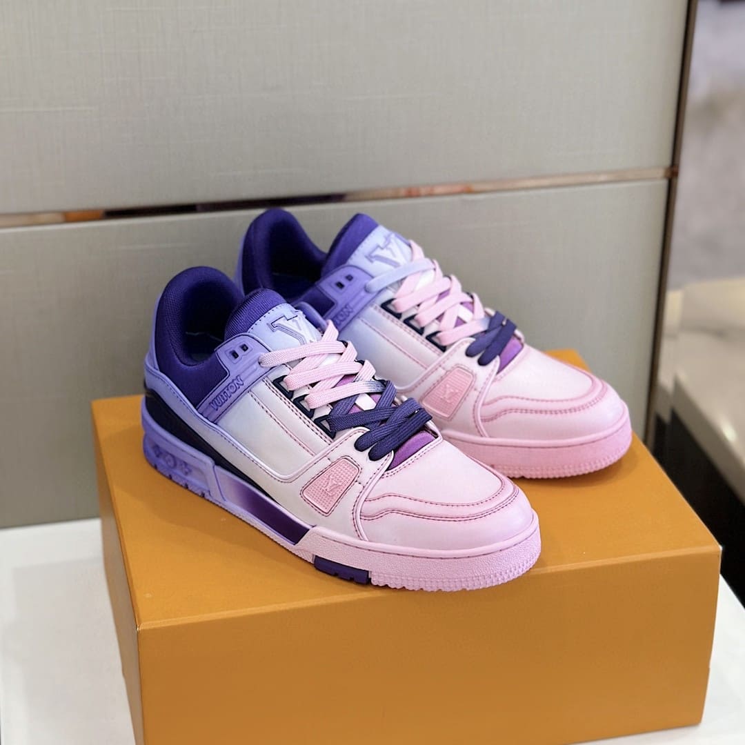 GIÀY LOUIS VUITTON TRAINER MULTI COLOR SNEAKERS SHOES AAA