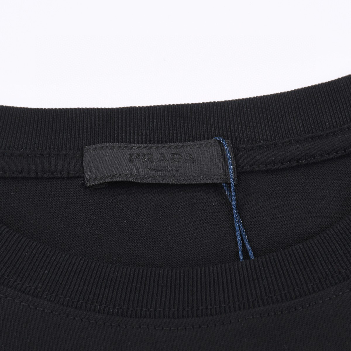 ÁO PRADA MILANO print cotton jersey T-shirt