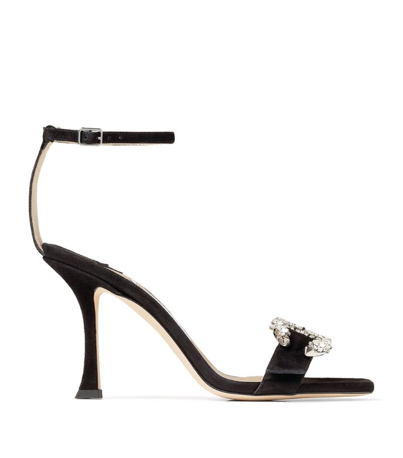 GIÀY JIMMY CHOO  Marsai 90 Leather Sandals