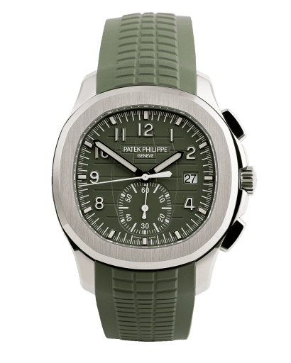 Đồng hồ Patek Philippe Aquanaut Chronograph 5968G mặt số màu oliu