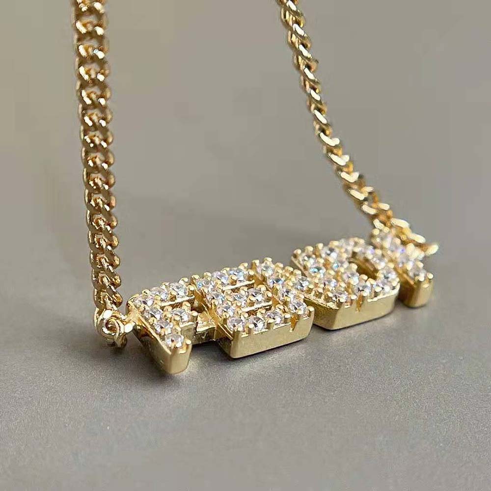 Vòng cổ Fendi Signature Necklace Gold-Colored