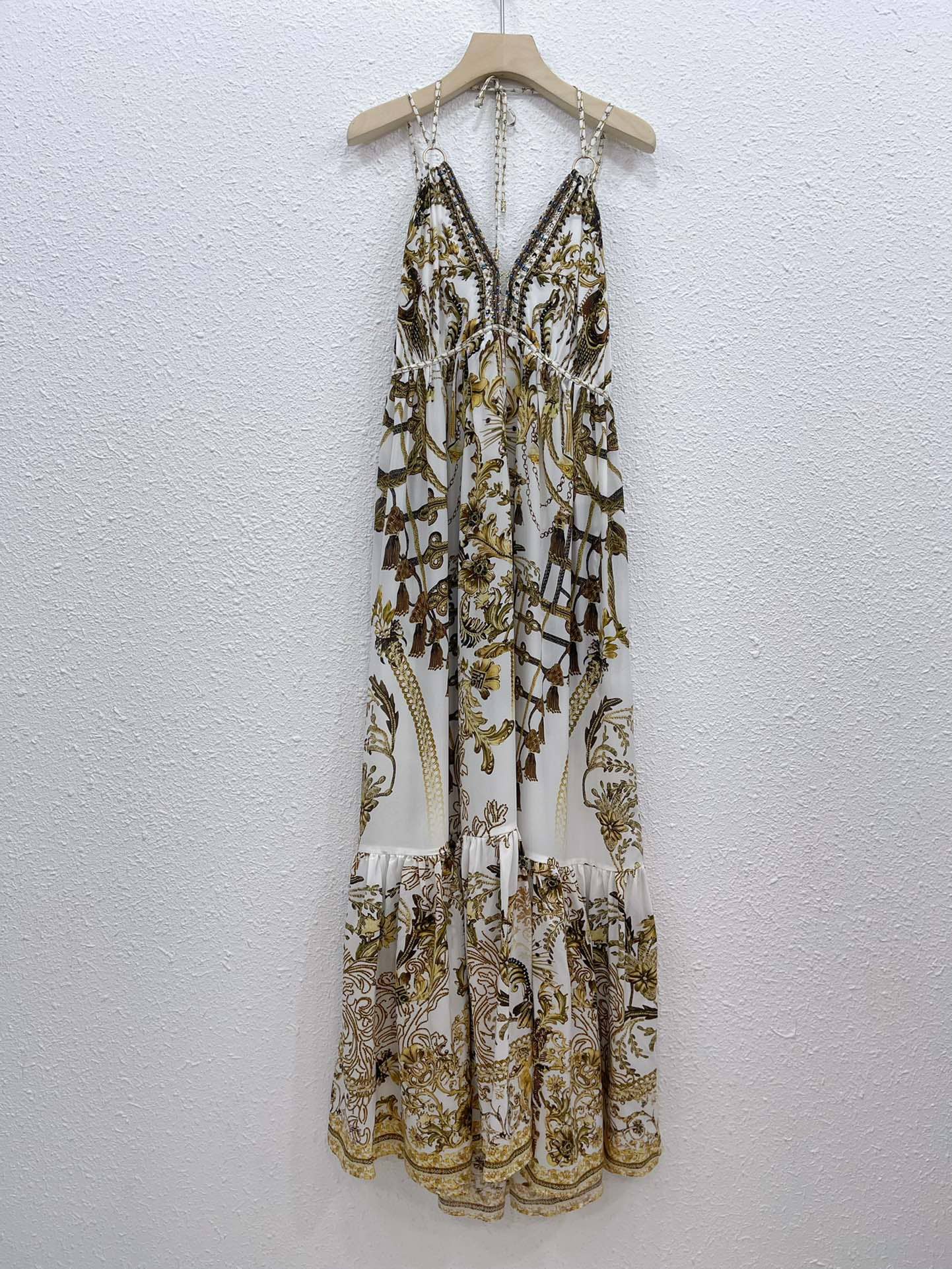VÁY CAMILLA Flower Sparking Vintage Dress High Classy