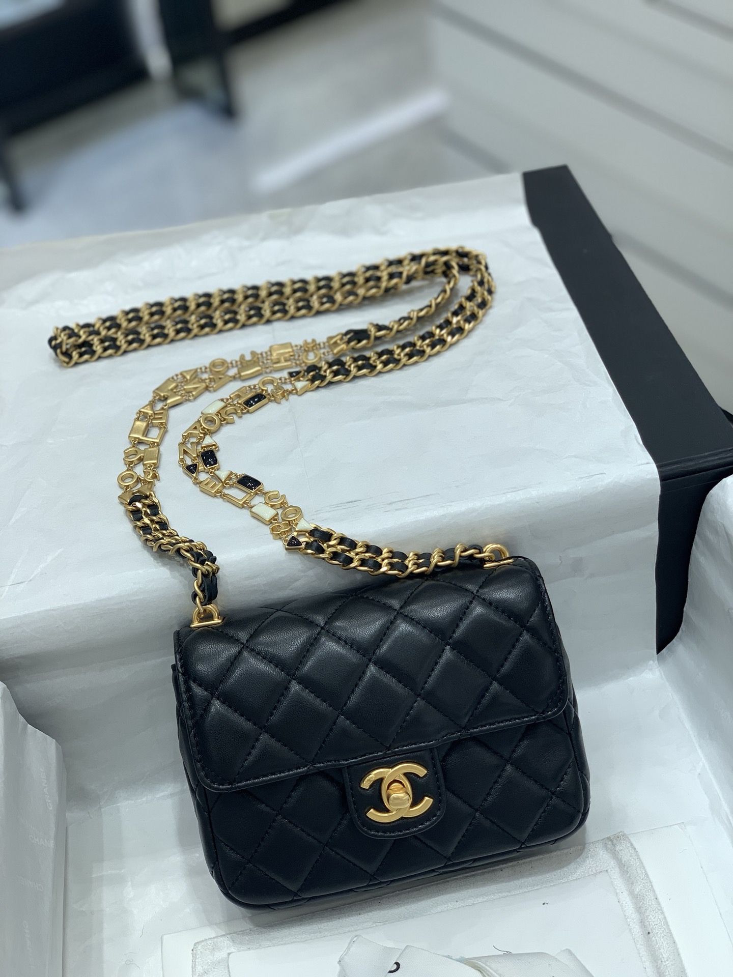 TÚI Chanel 22B Mini Black đen