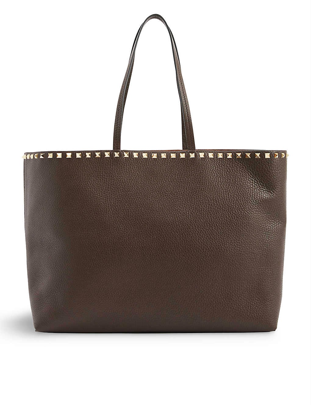 TÚI VALENTINO GARAVANI Rockstud grained-leather tote bag
