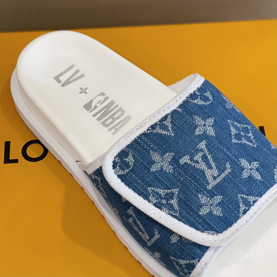 DÉP LOUIS VUITTON X NBA MIAMI SLIPPER