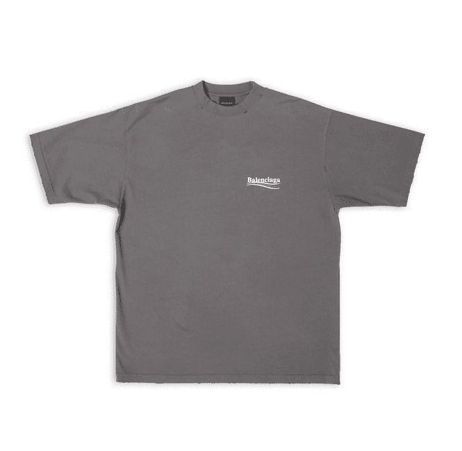 ÁO BALENCIAGA T SHIRT MÀU XÁM UNISEX
