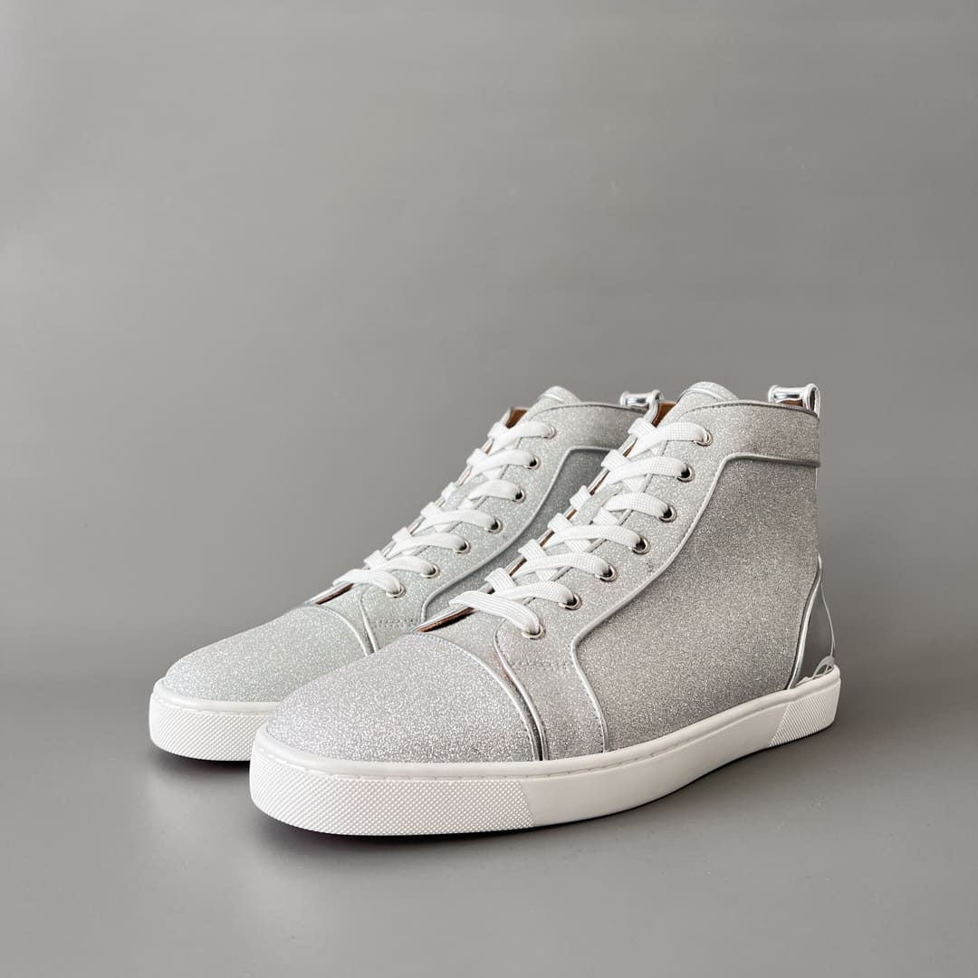 GIÀY CHRISTIAN LOUBOUTIN JUNIOR SPIKES HIGH TOP TOP QUALITY SHOES AAA