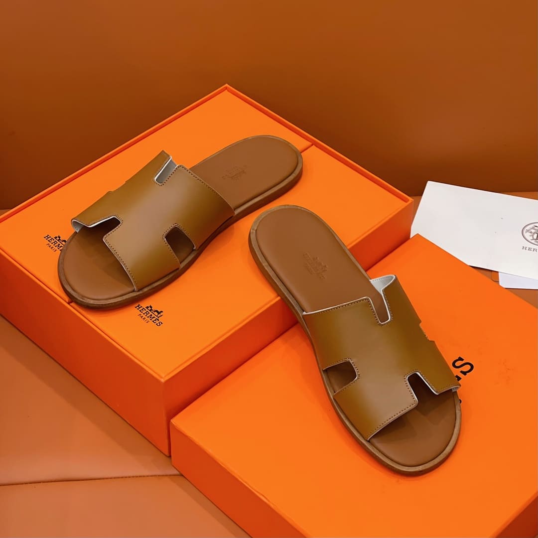DÉP HERMES IZMIR TAN H SANDAL AAA
