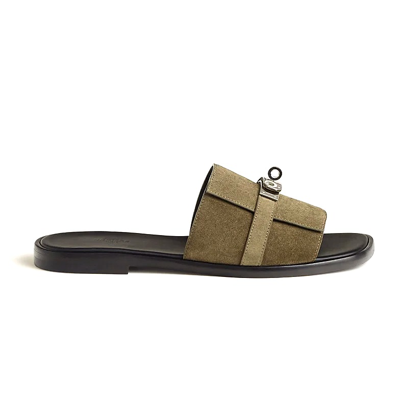 DÉP HERMES Gabriel sandal Vert Toundra