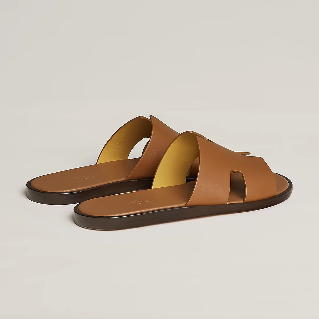 DÉP HERMES IZMIR COWHIDE LEATHER BROWN AAA