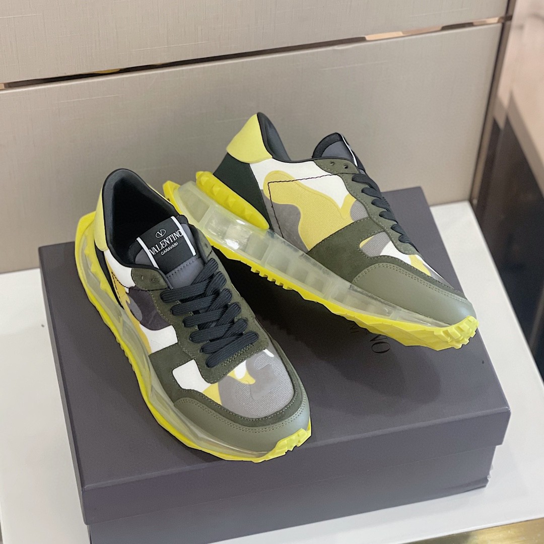 GIÀY VALENTINO SUEDE LEATHER SNEAKER SHOES AAA