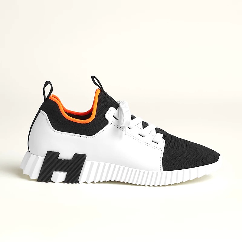 GIÀY HERMES Depart sneaker Noir Blanc