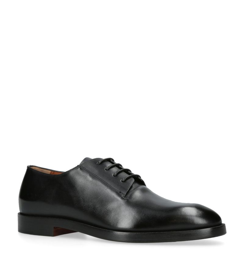 GIÀY ZEGNA Leather Torino Derby Shoes