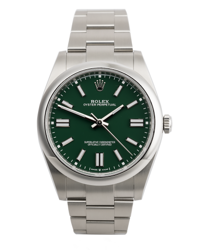 Đồng hồ Rolex Oyster Perpetual Green Dial