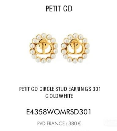 HOA TAI DIOR CD PETITE TRIBALES