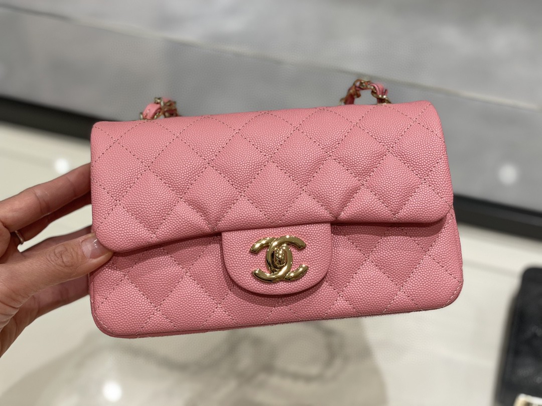 TÚI CHANEL CF CAVIAR PINK DA HAAS 20