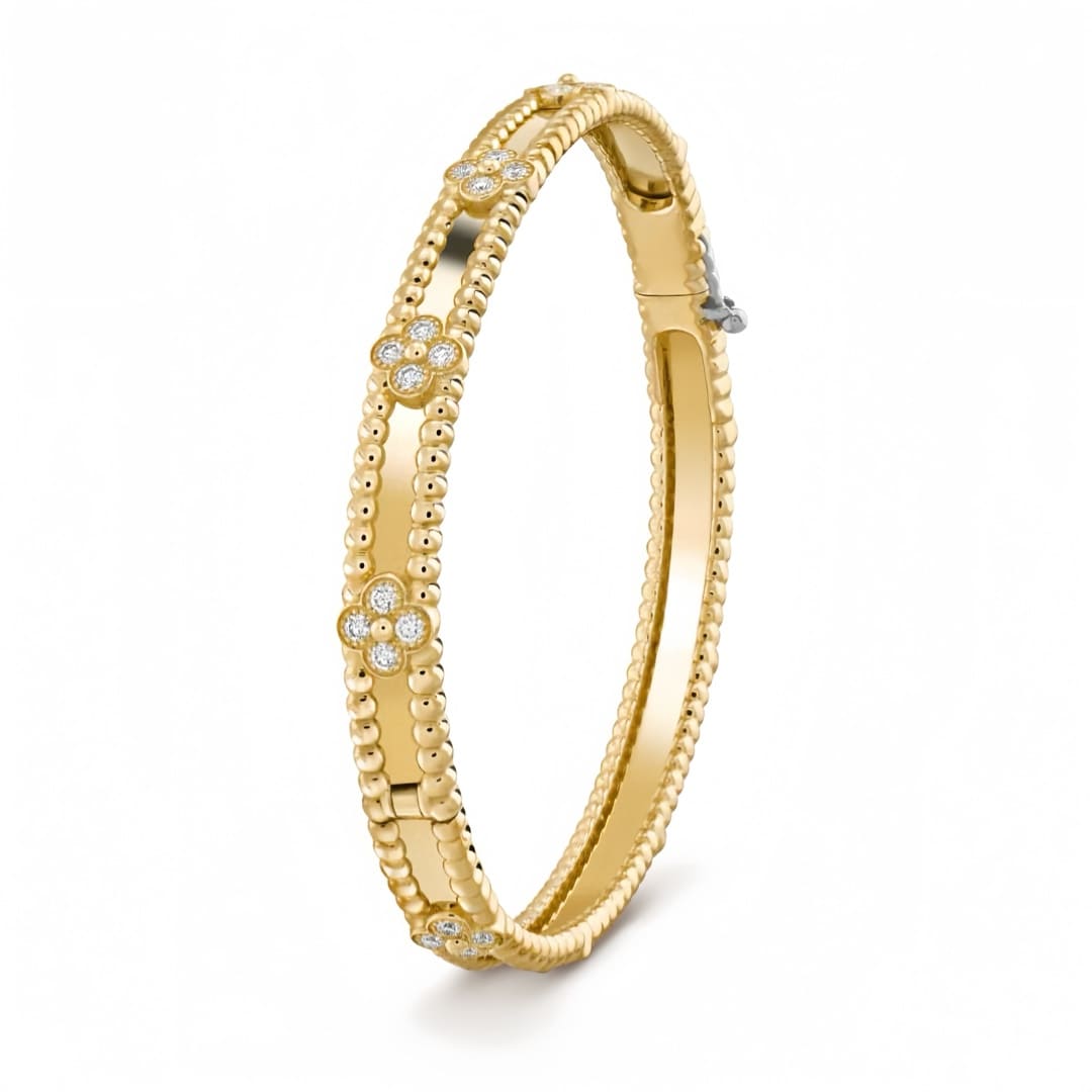 LẮC TAY VAN CLEEF & ARPELS PERLEE SWEET CLOVERS