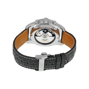 ĐỒNG HỒ LONGINES Conquest Automatic Chronograph Black Dial Black Leather Watch