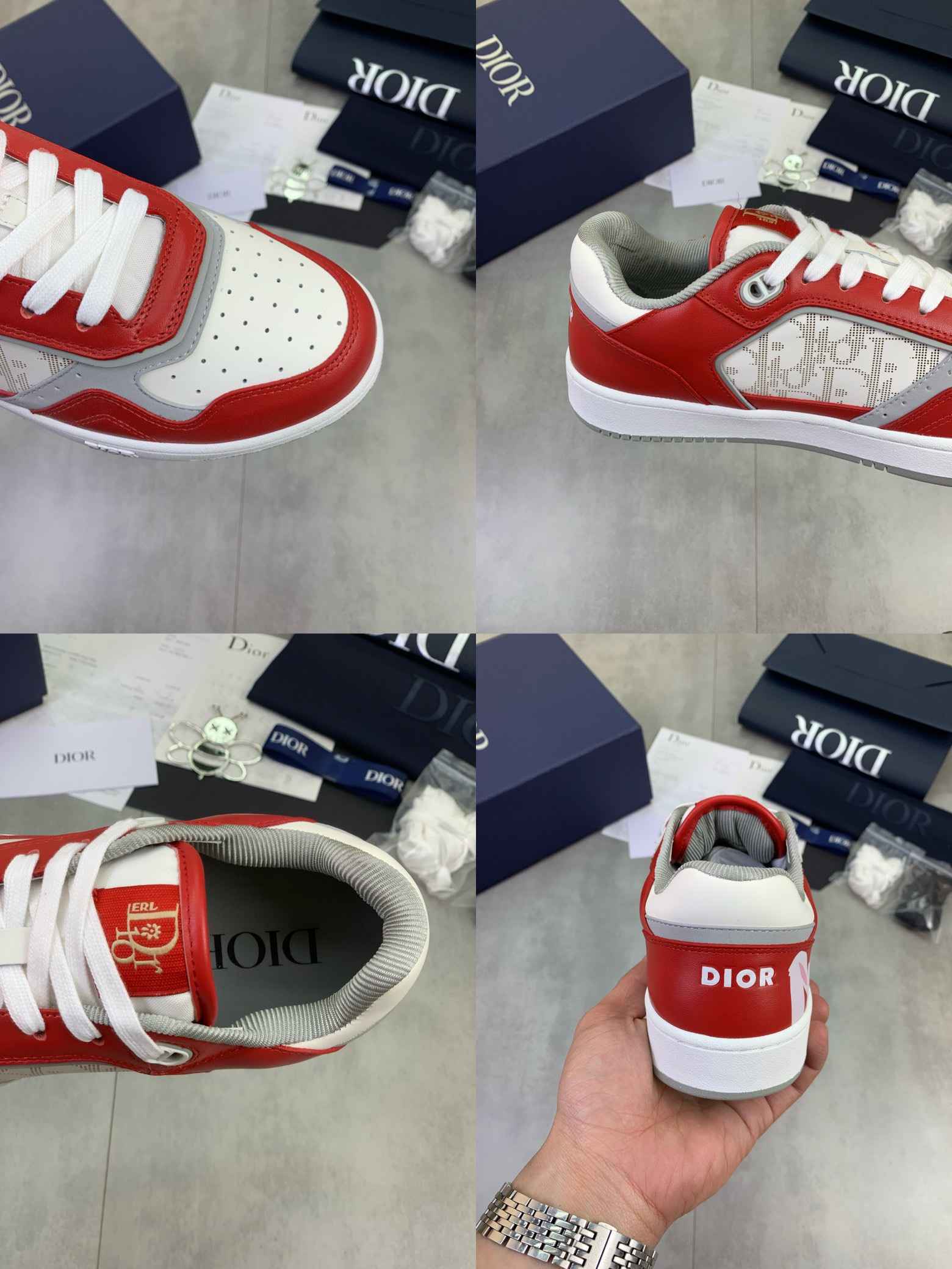 GIÀY CHRISTIAN DIOR LEATHER SNEAKER SHOES AAA