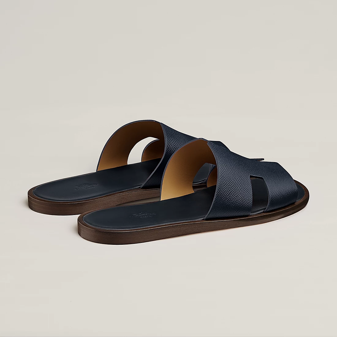 DÉP HERMES IZMIR EPSOM LEATHER NAVY AAA