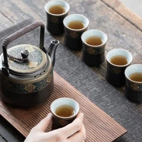 Bộ Bộ Lục Bảo Trà 7 Món