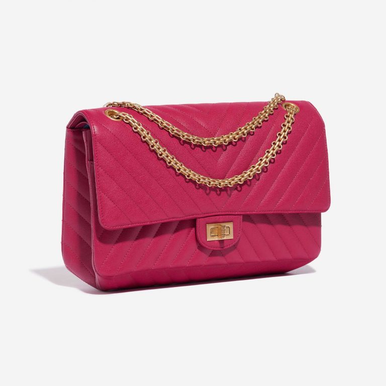 TÚI Chanel 2.55 Reissue 226 Calf Pink Blue