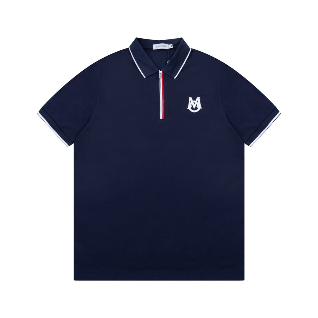 ÁO MONCLER POLO SHIRT BLUE MÀU XANH