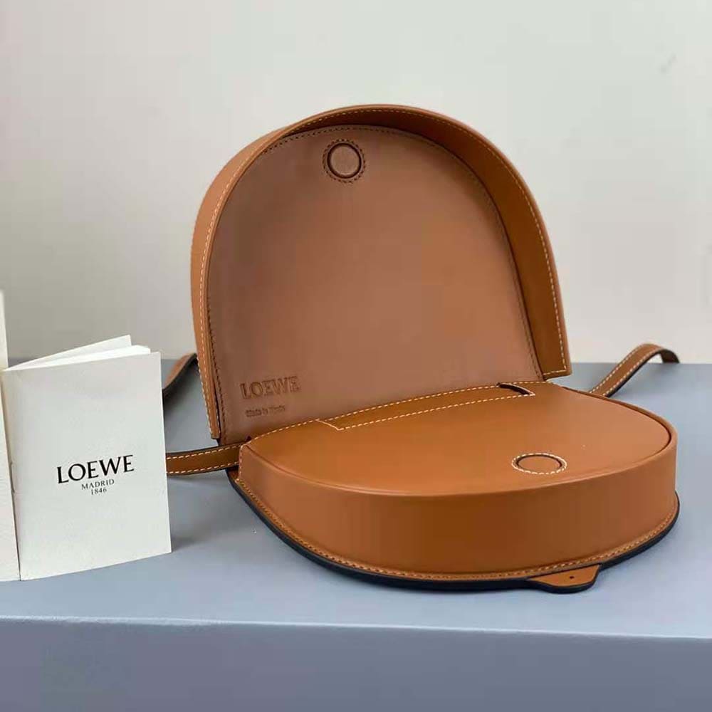 TÚI LOEWE Heel Bag in Soft Calfskin