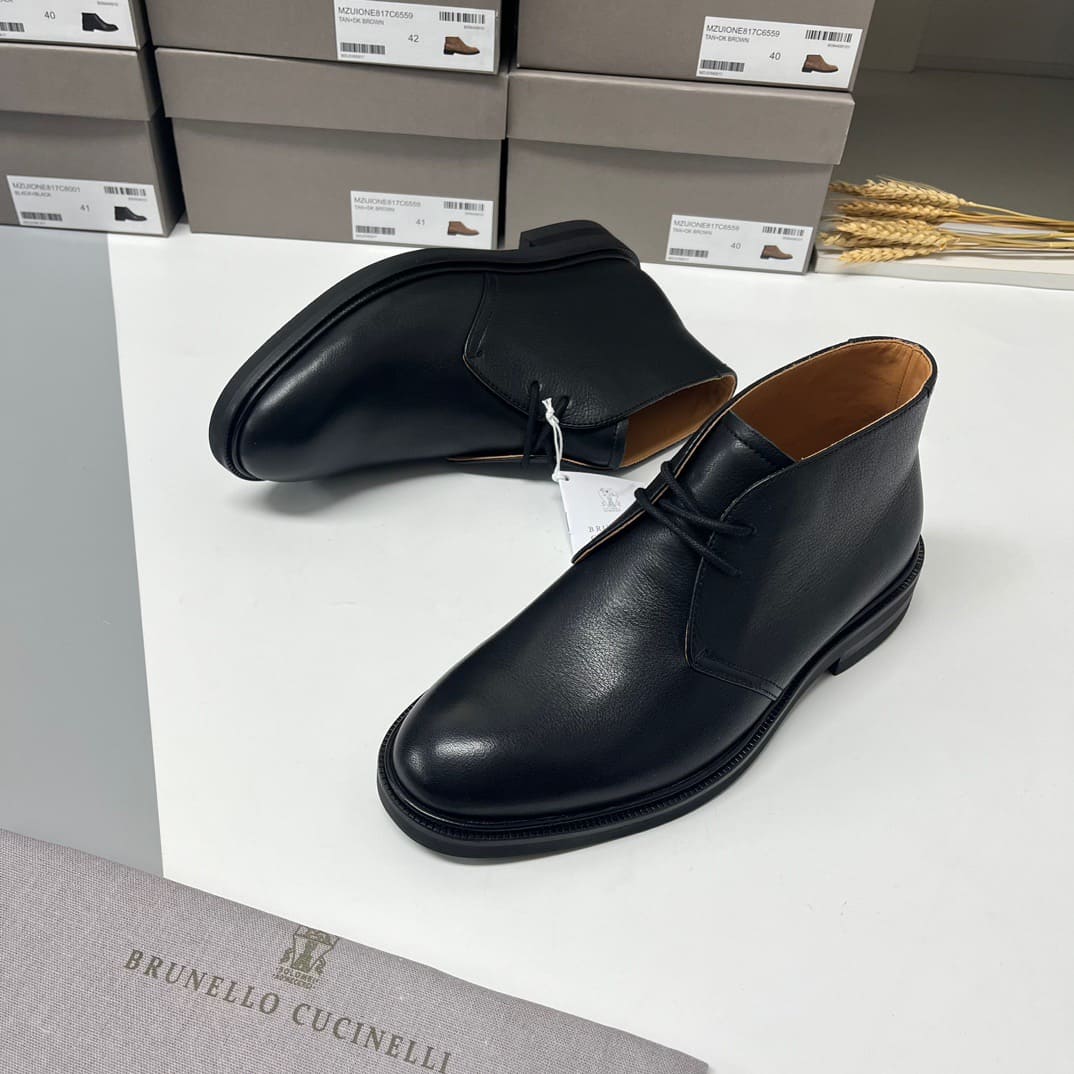 GIÀY BRUNELLO CUCINELLI CHELSEA BOOTS SHOES AAA DA BÊ HẢO HẠNG