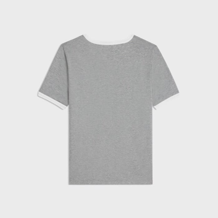 ÁO CELINE T SHIRT MÀU XÁM UNISEX