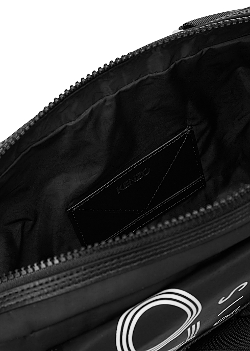BALO KENZO  Black logo nylon chest bag