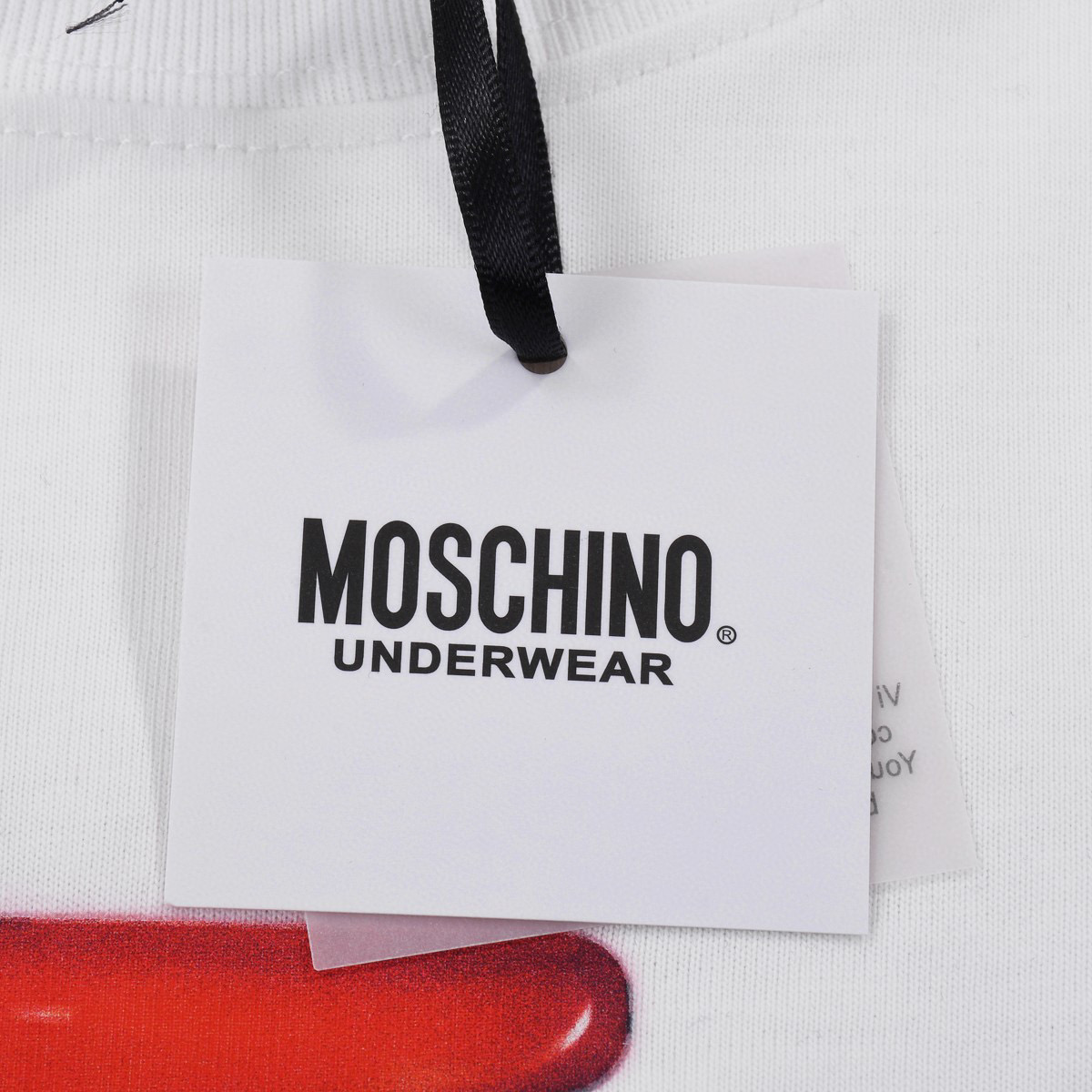 ÁO MOSCHINO print cotton jersey T-shirt