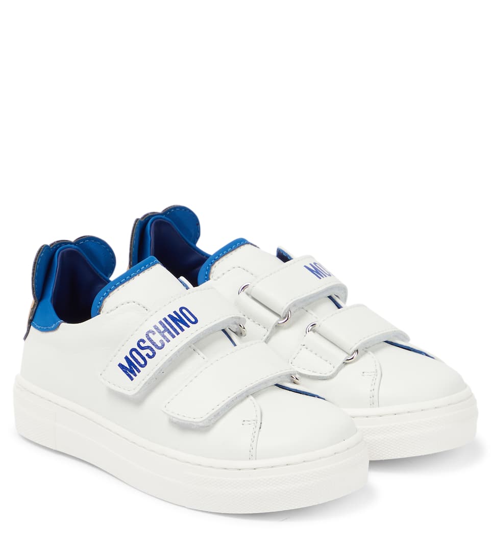 GIÀY MOSCHINO KIDS Leather sneakers
