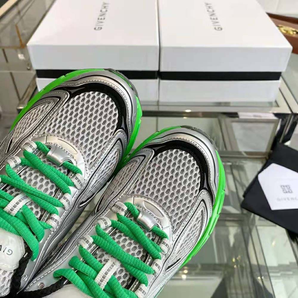 GIÀY Givenchy Unisex TK-MX Runner Sneakers in Mesh-Green