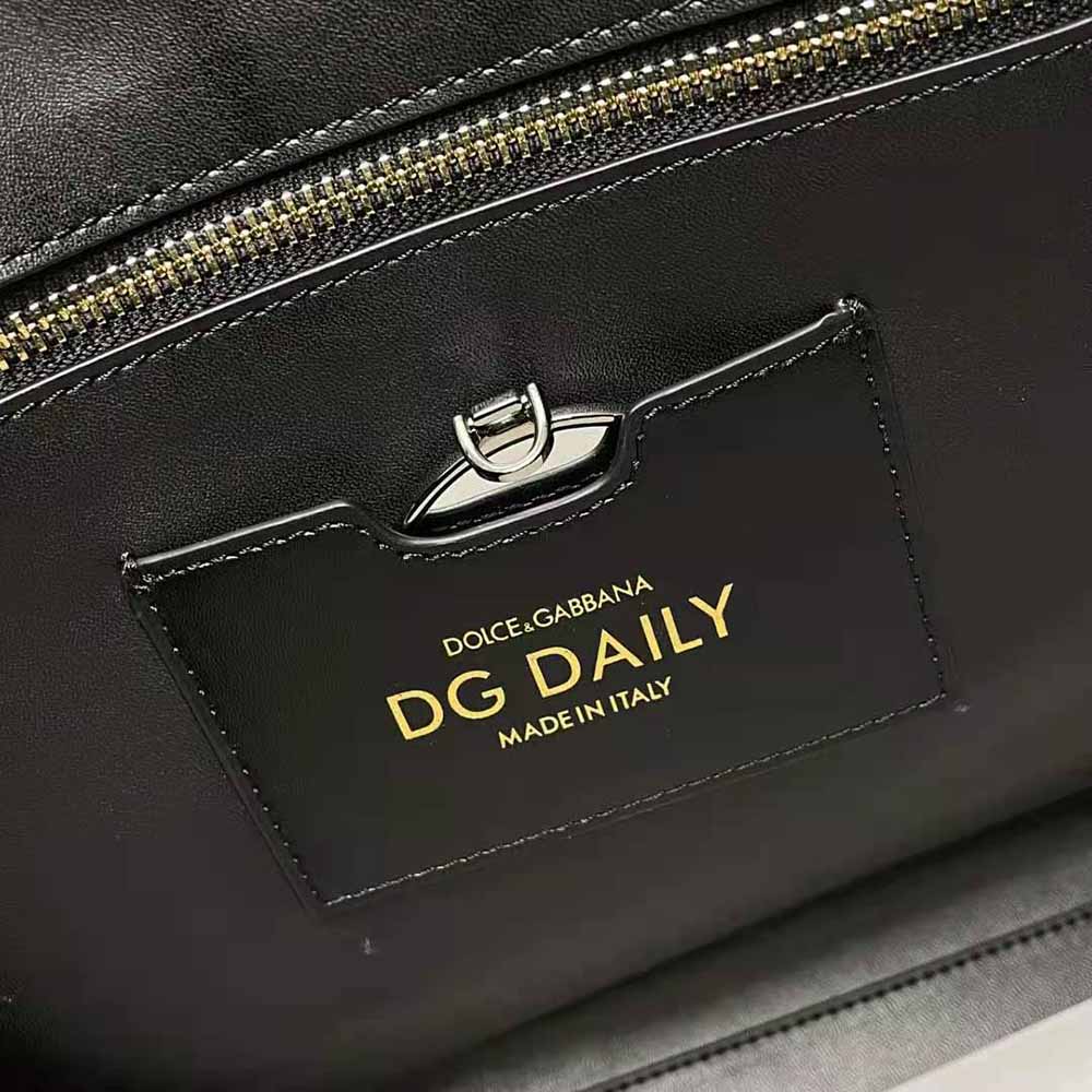 TÚI Dolce Gabbana D&G Women Small Calfskin DG Daily Shopper with DG Logo Print