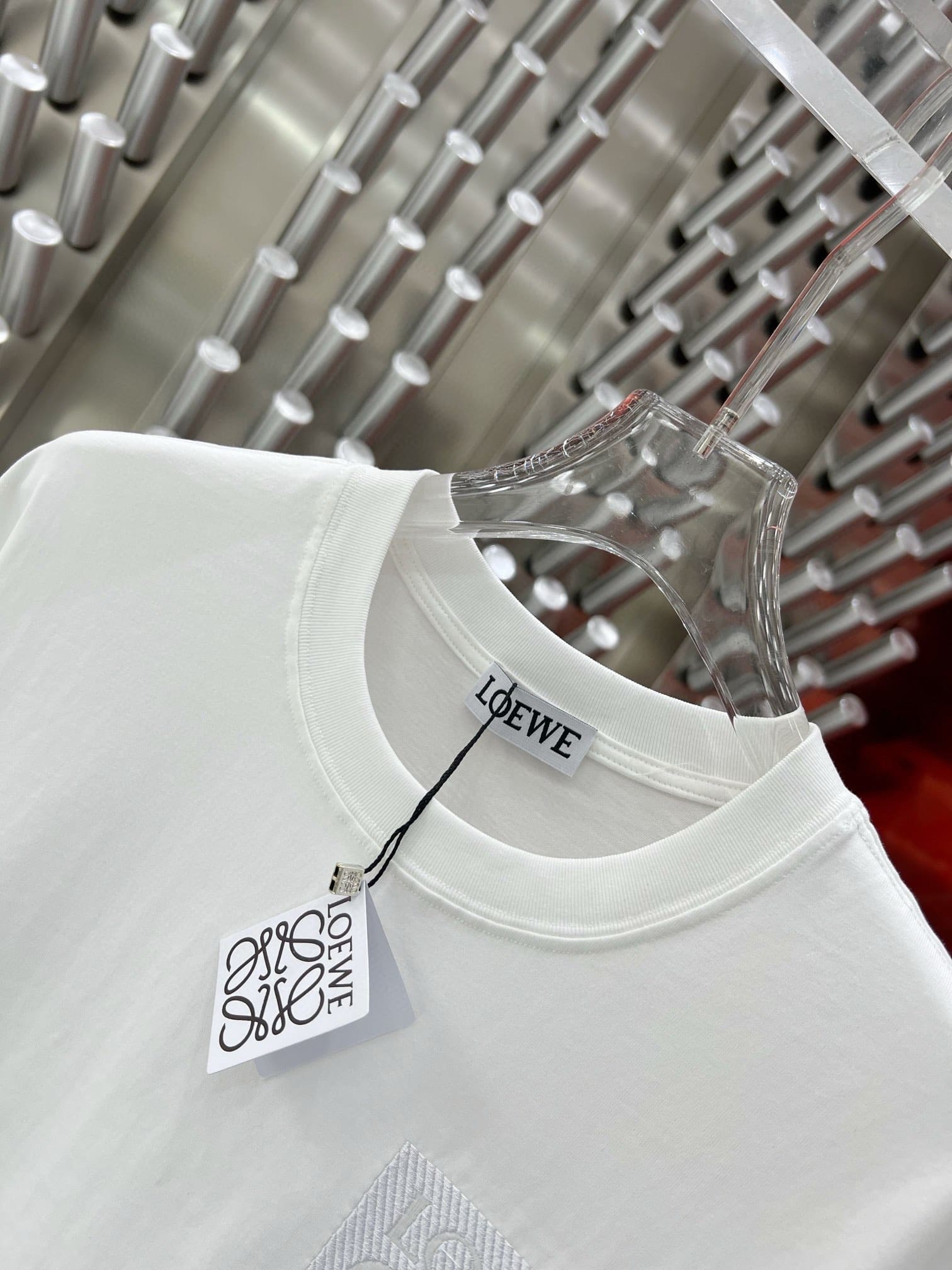 ÁO LOEWE T SHIRT MÀU TRẮNG UNISEX
