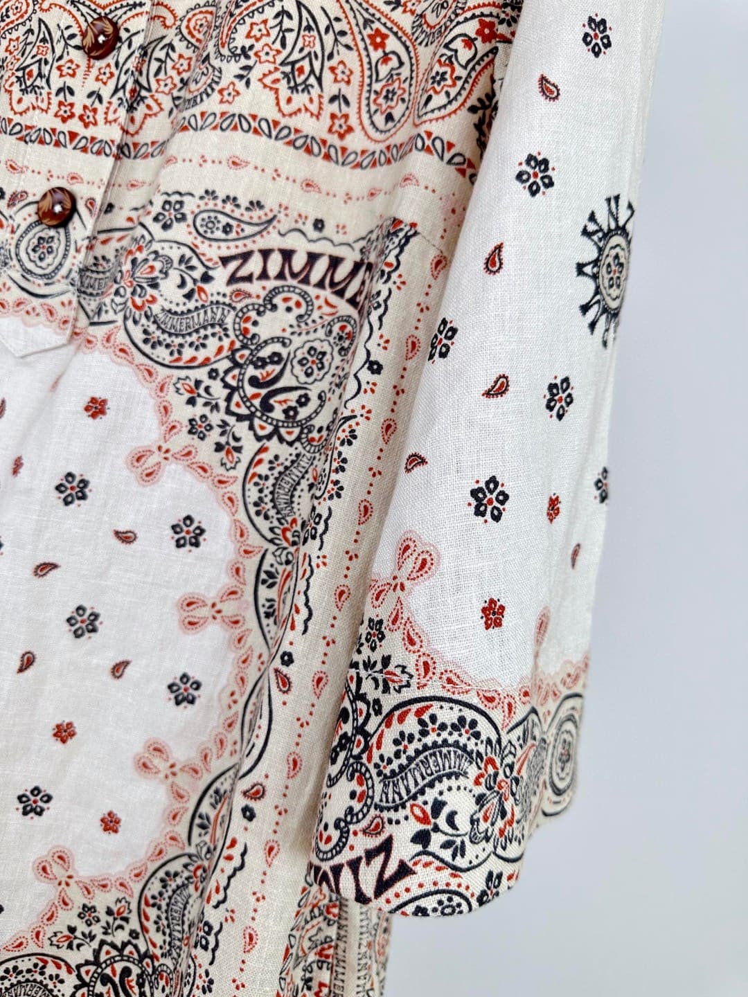 ÁO ZIMMERMANN Flower Vintage Dress High Classy