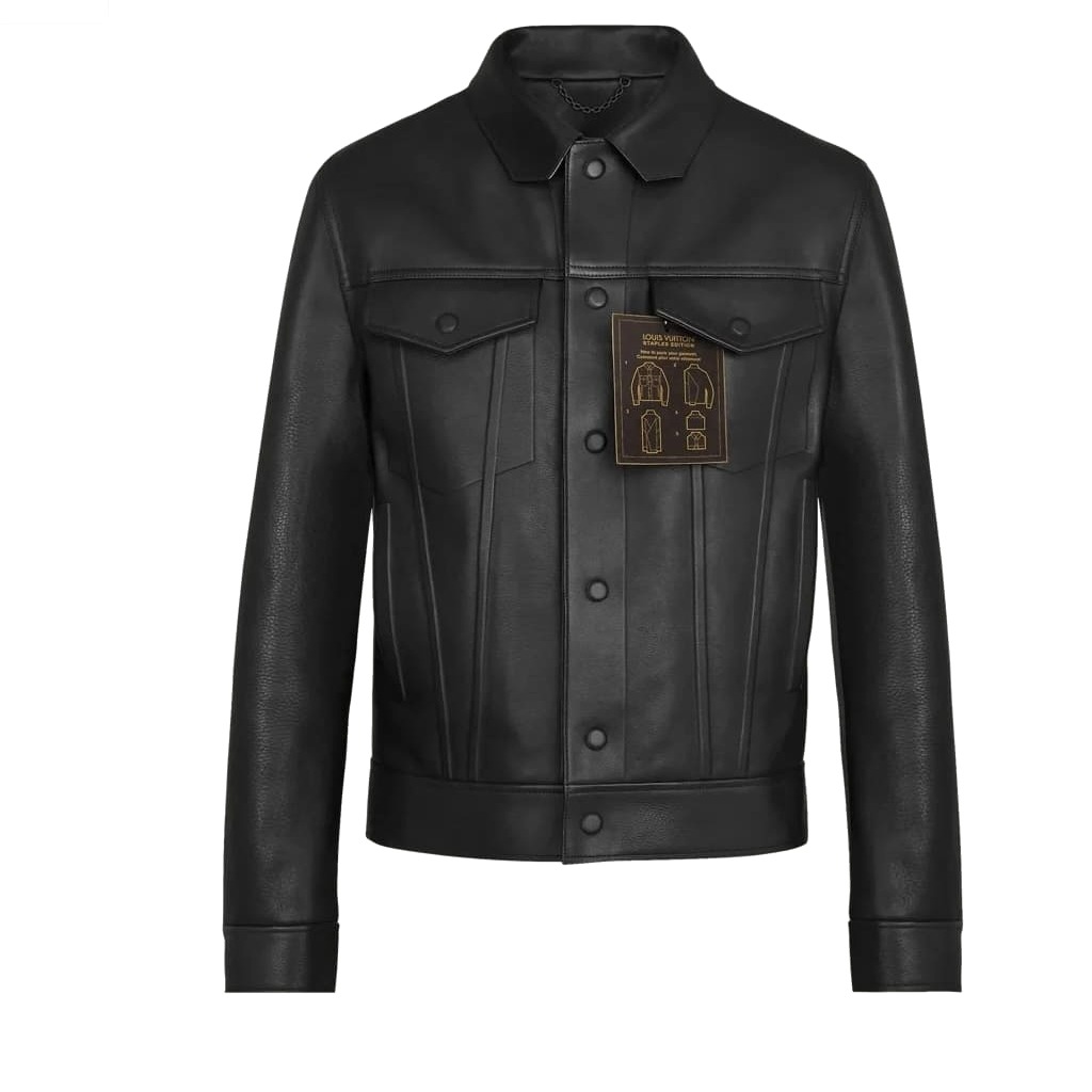 ÁO LOUIS VUITTON LEATHER JACKET TOP QUALITY AAA