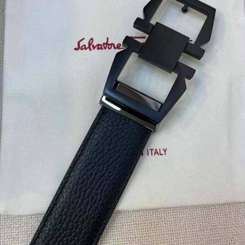 DÂY LƯNG Salvatore Ferragamo Men Reversible and Adjustable Gancini Belt