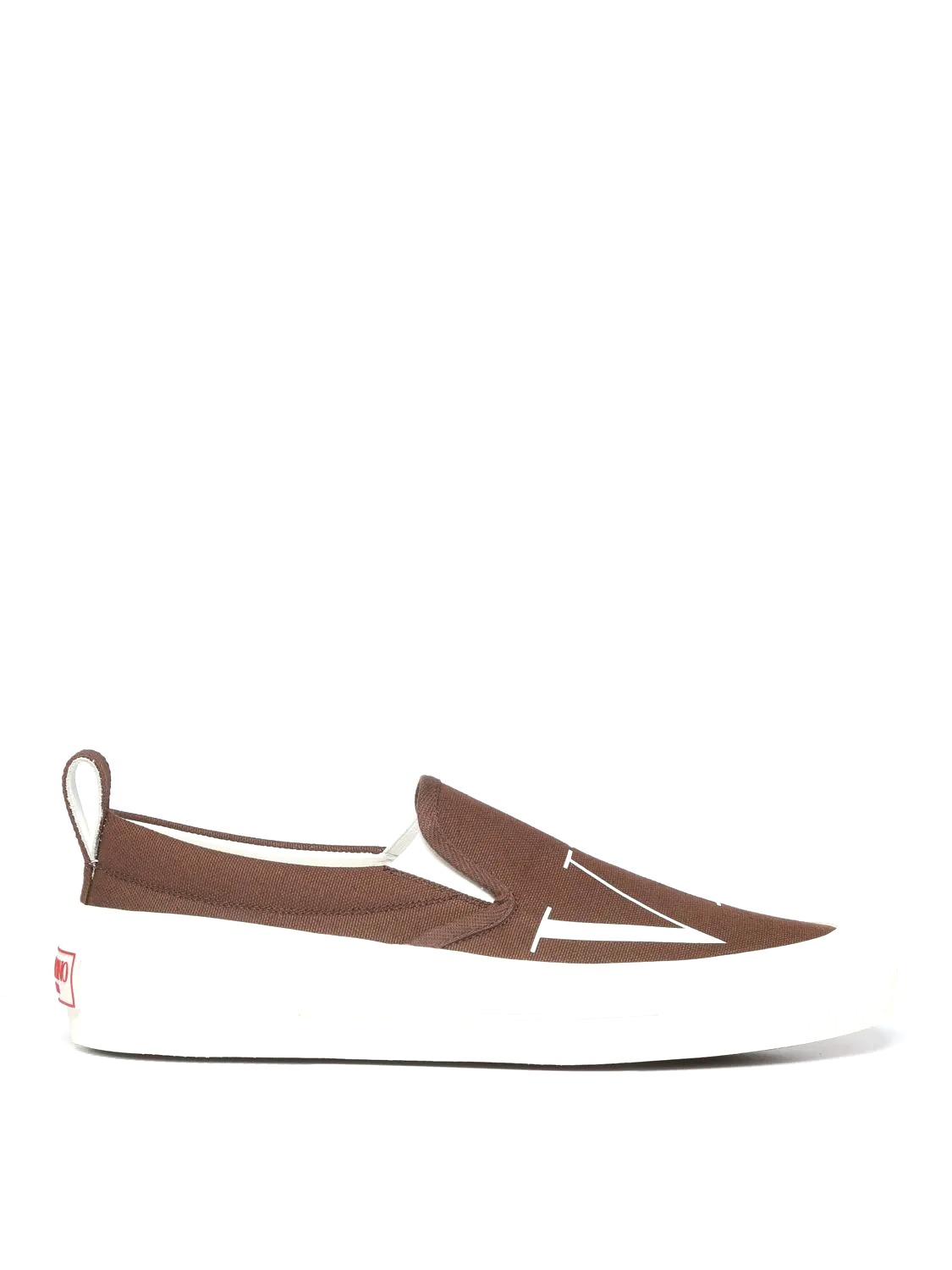 GIÀY VALENTINO GARAVANI VLTN Brown Slip-on